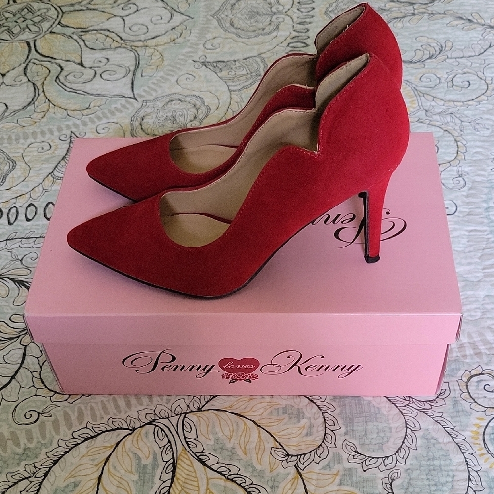 Penny Loves Kenny Red Women's Heels
